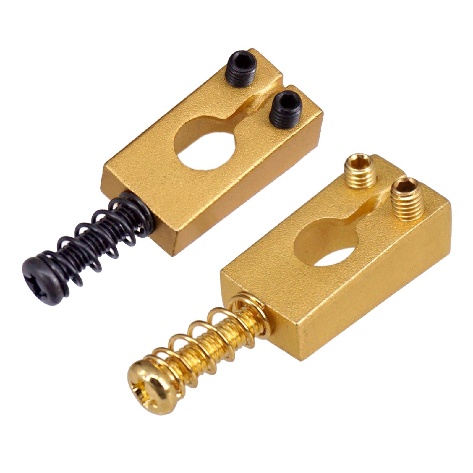 Set of 6 Brass Golden Guitar Bridge Saddles fit for ST Electric Guitar Parts gplden