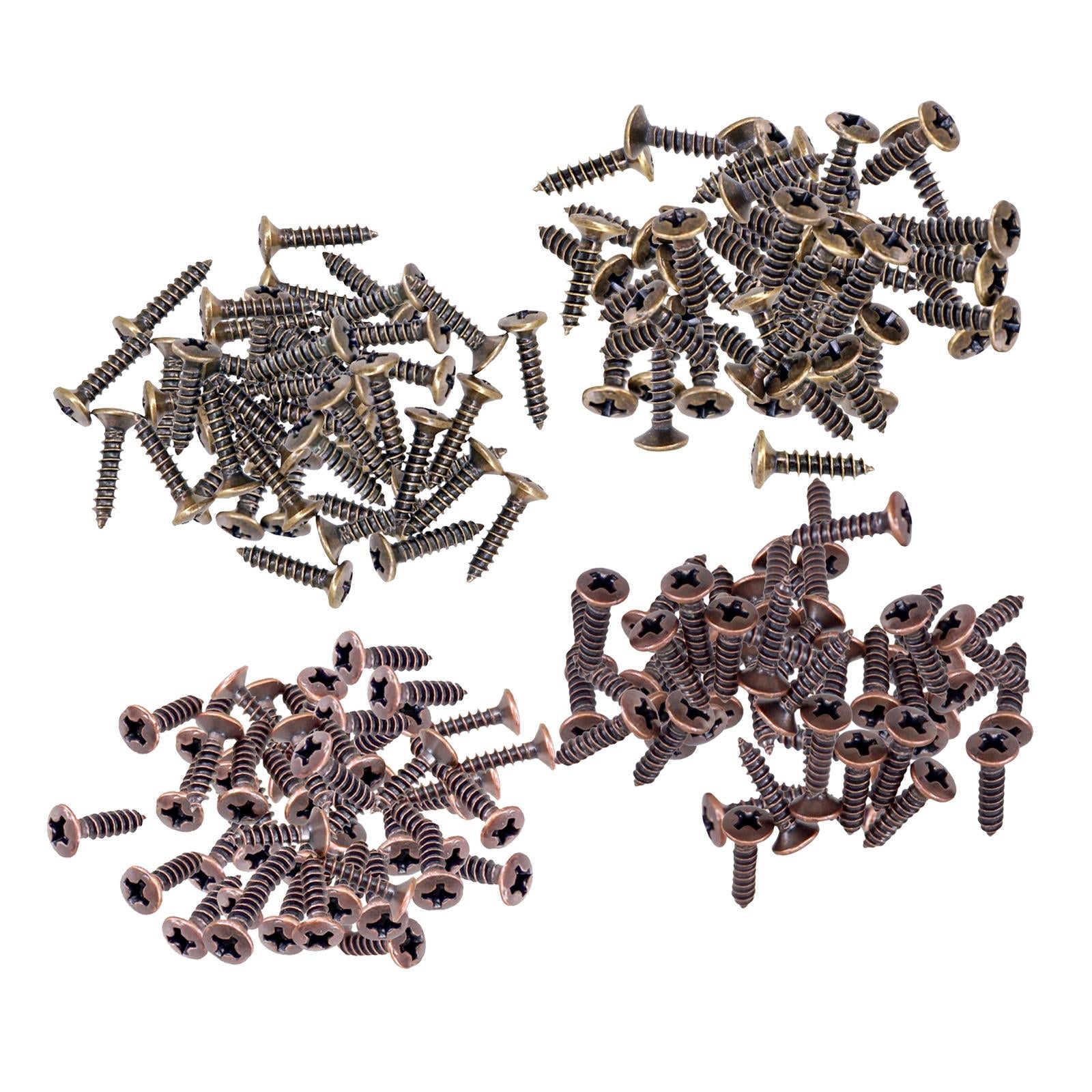 50x Pickguard Mounting Screws for ST SQ Replacement Parts Copper 3x12mm