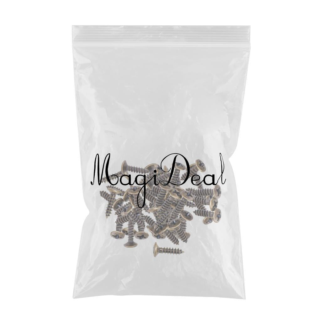 50x Pickguard Mounting Screws for ST SQ Replacement Parts Bronze 3x12mm