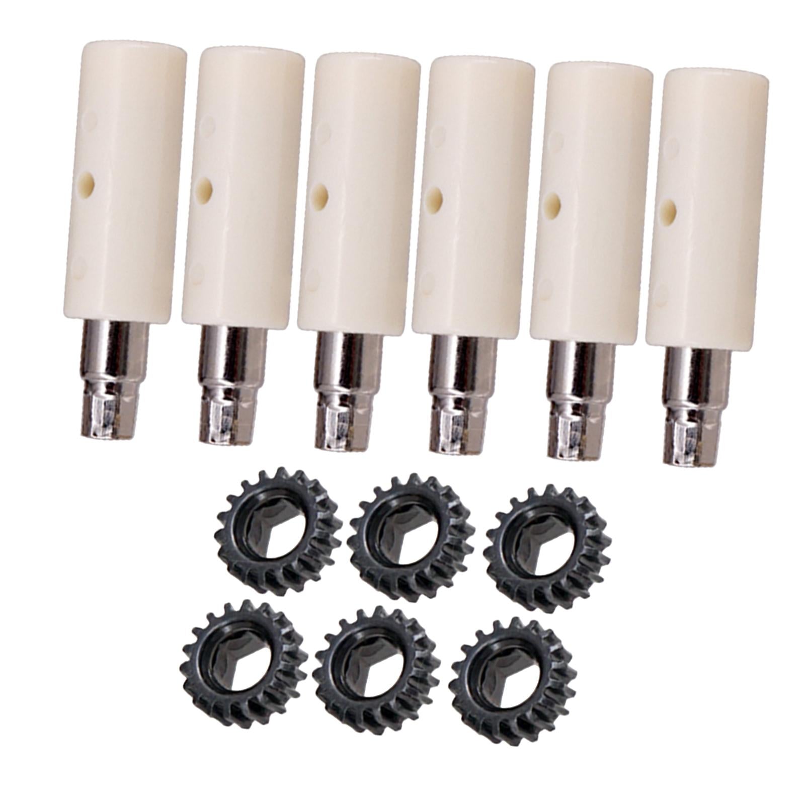 6Pcs Guitar Tuning Pegs Tuners Machine Heads Gear and Pins Parts Style2
