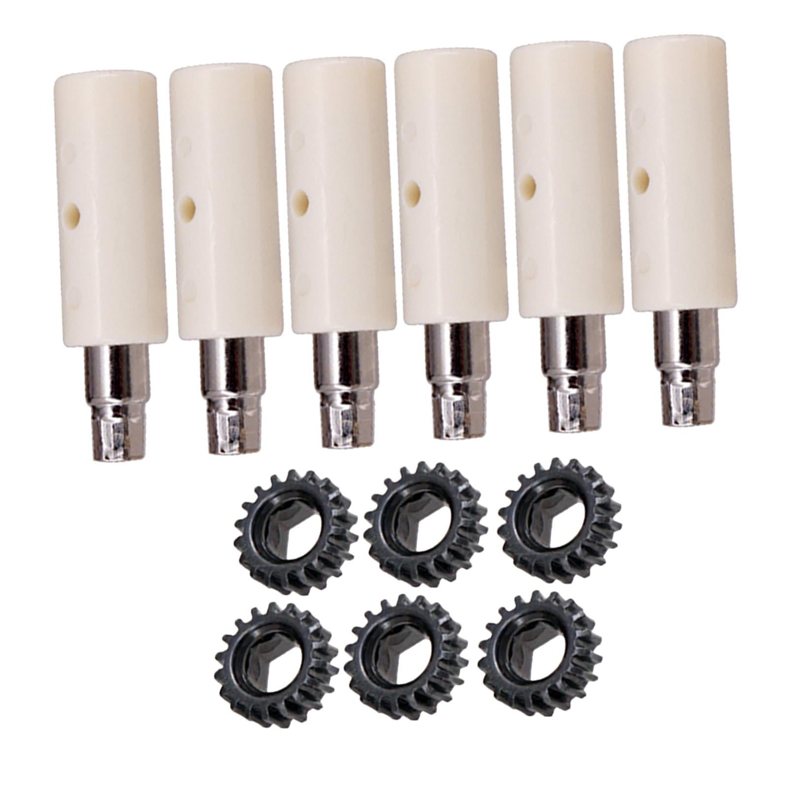6Pcs Guitar Tuning Pegs Tuners Machine Heads Gear and Pins Parts Style2