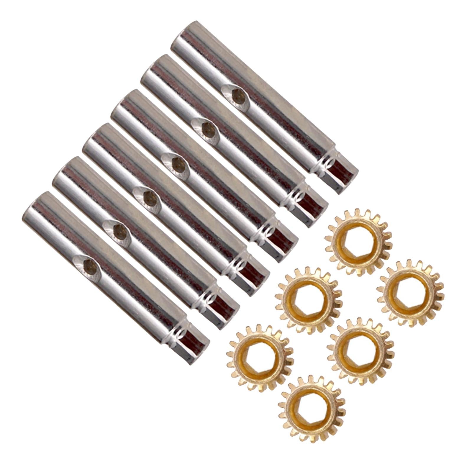 6Pcs Guitar Tuning Pegs Tuners Machine Heads Gear and Pins Parts Style3