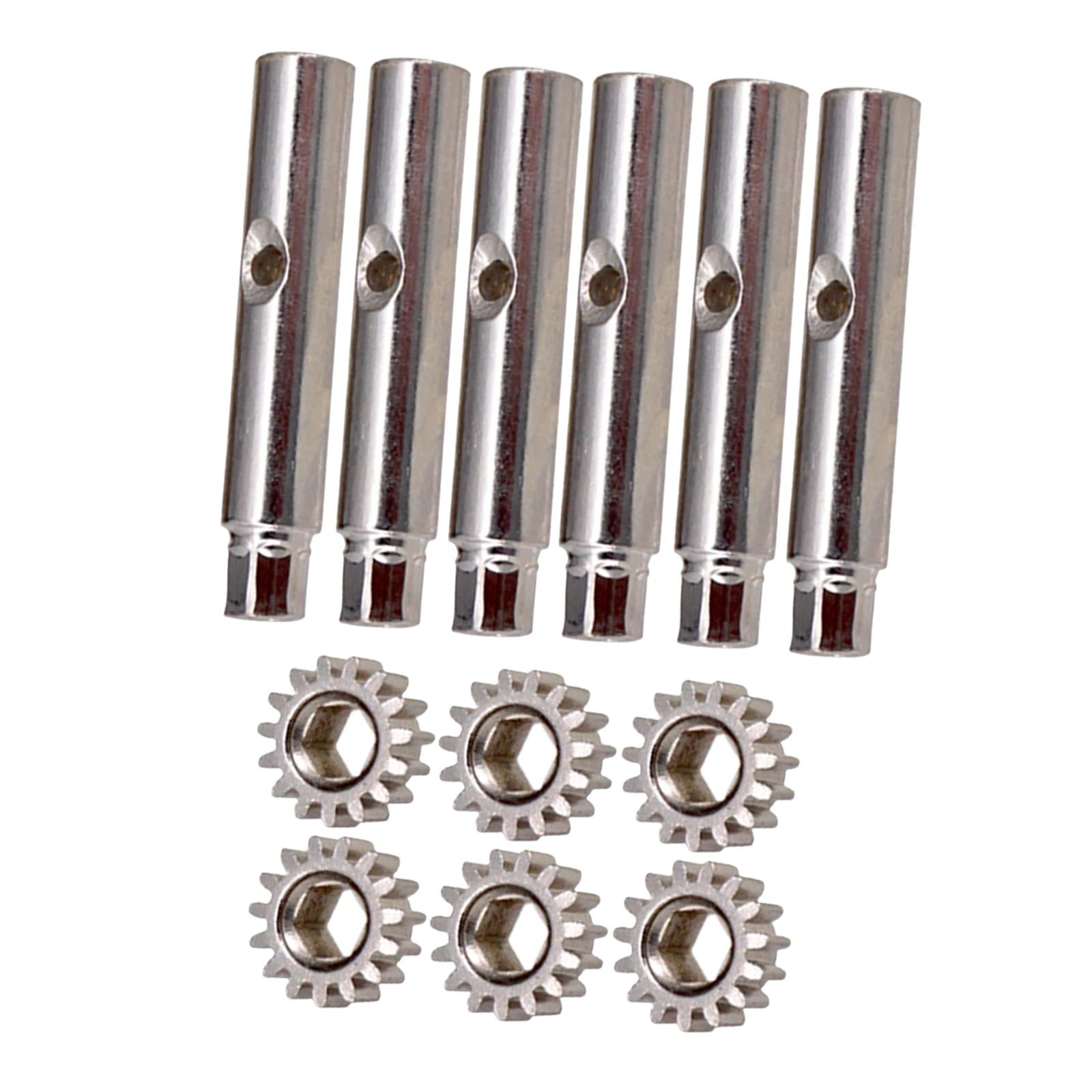 6Pcs Guitar Tuning Pegs Tuners Machine Heads Gear and Pins Parts Style4