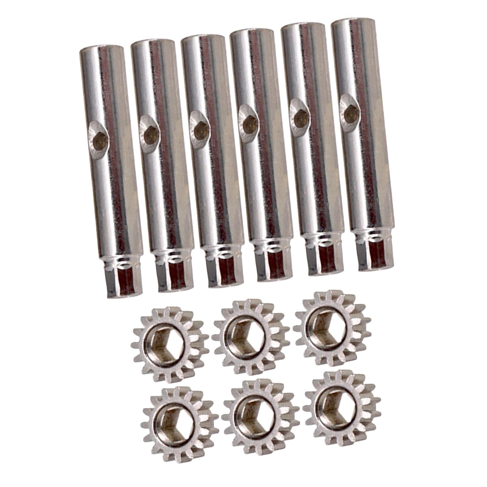 6Pcs Guitar Tuning Pegs Tuners Machine Heads Gear and Pins Parts Style4