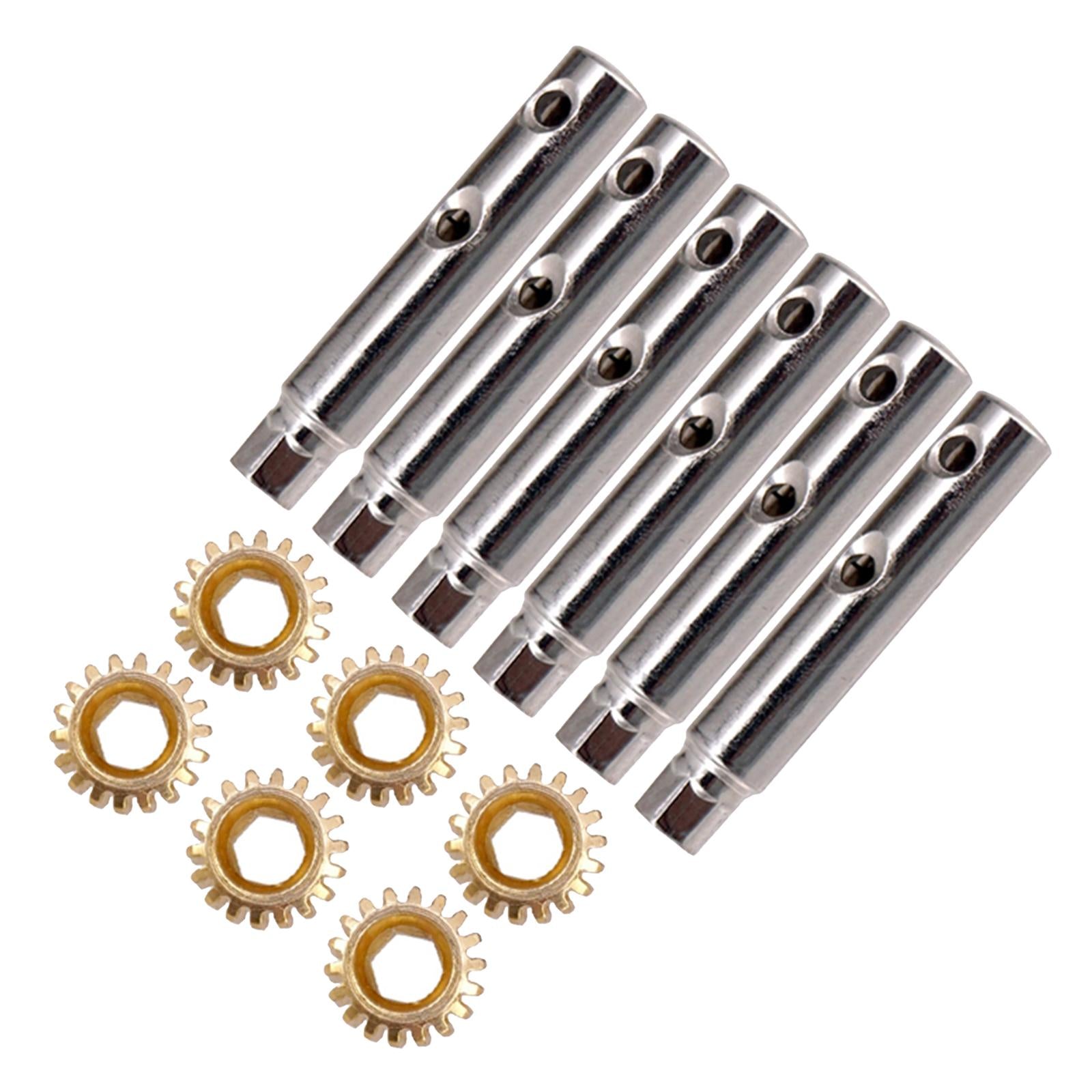 6Pcs Guitar Tuning Pegs Tuners Machine Heads Gear and Pins Parts Style5