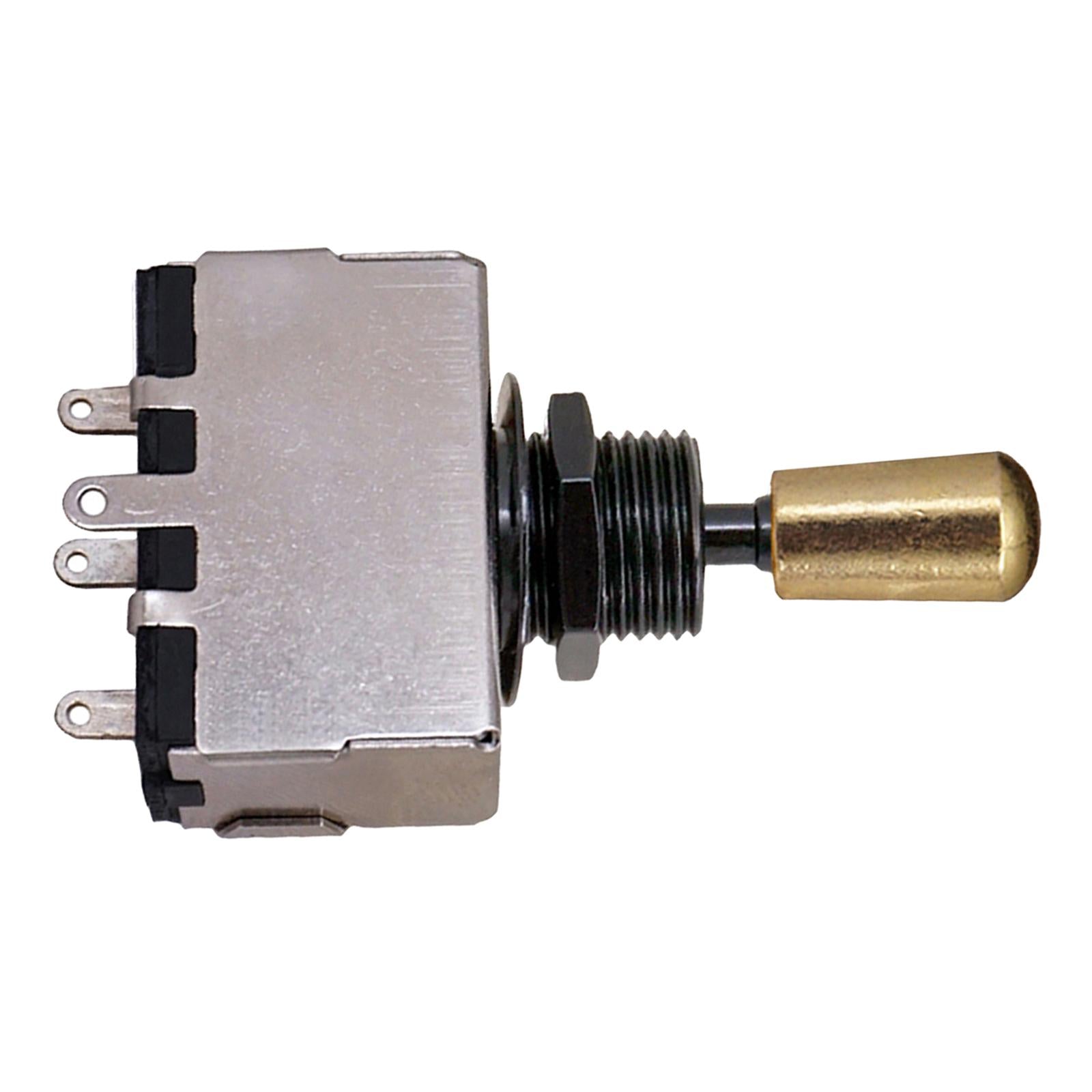 3 Way Pickup Selector Tone Switch Copper Knob Electric Guitar Parts Gold