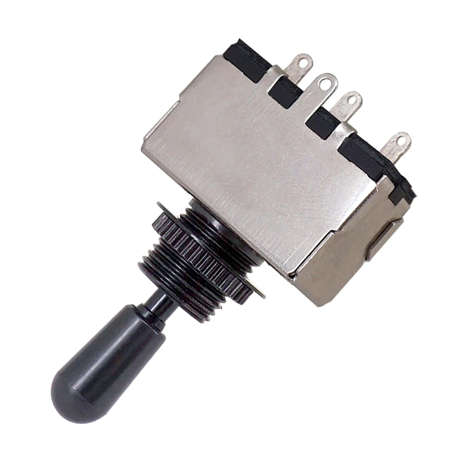3 Way Pickup Selector Tone Switch Copper Knob Electric Guitar Parts  Black