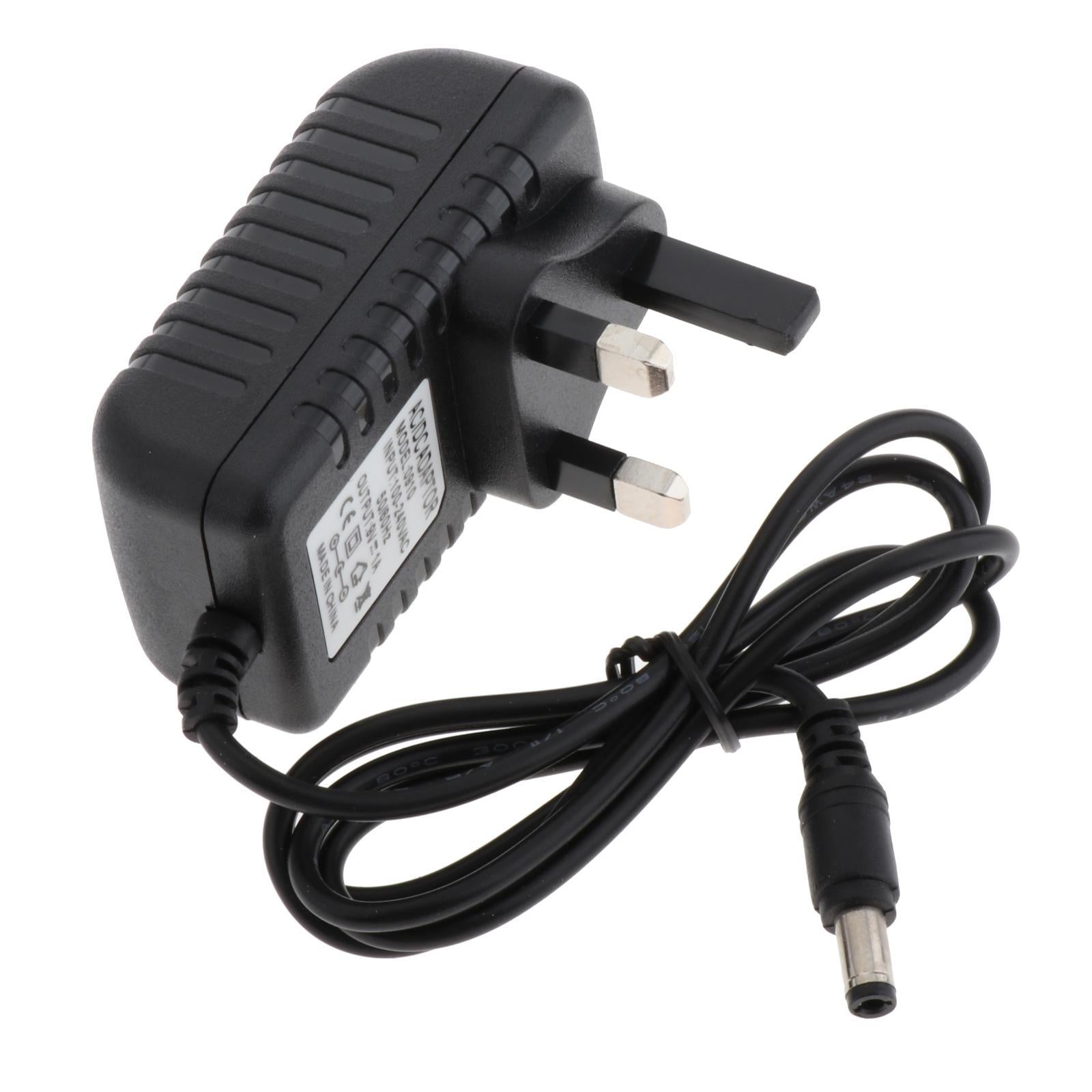 9V AC/DC Guitar Effect Power Adapter Charger w/ 1 to 5 Way Cable Cords