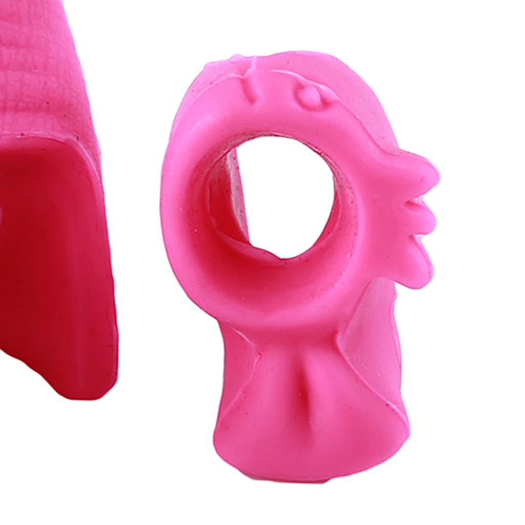 Violin Bow Grip Correcting Hold for 2/4 3/4 Violin Viola Training Rose Red