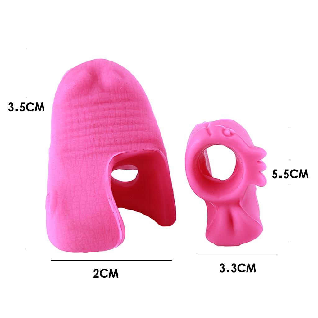 Violin Bow Grip Correcting Hold for 2/4 3/4 Violin Viola Training Rose Red