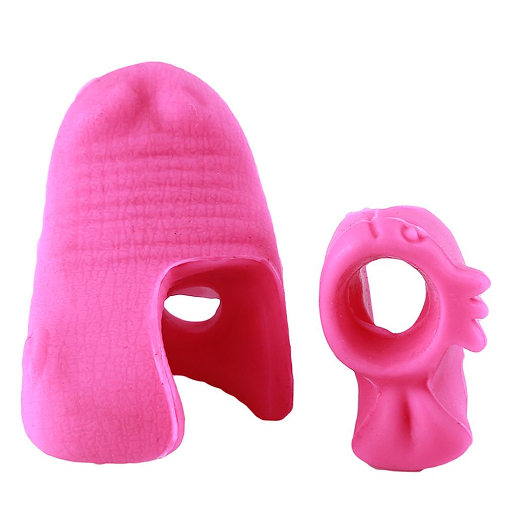 Violin Bow Grip Correcting Hold for 2/4 3/4 Violin Viola Training Rose Red