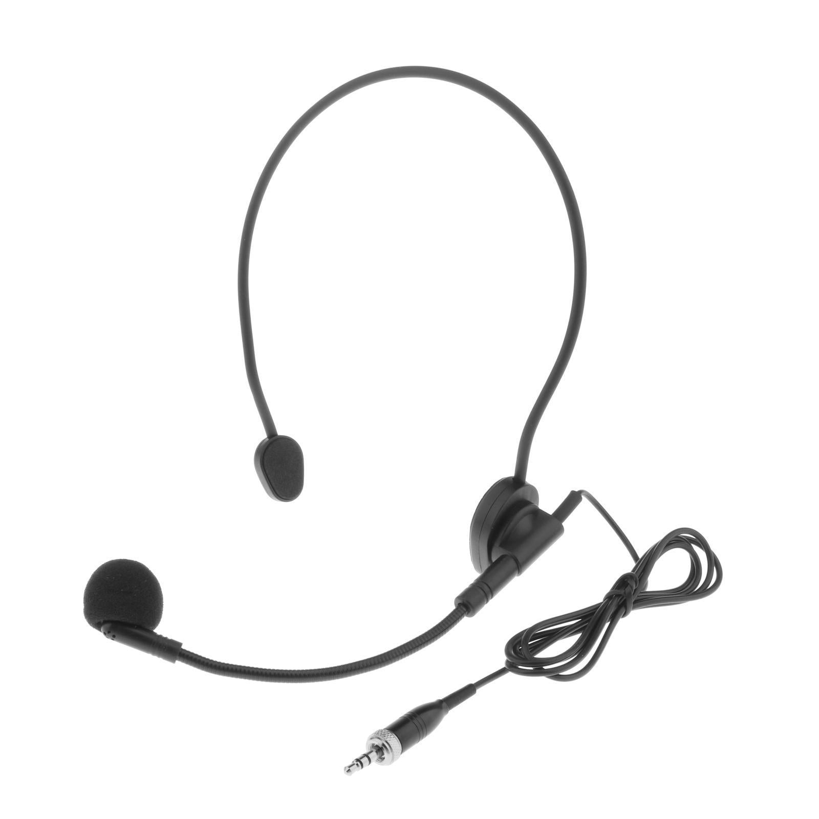 Condenser Mic Headset Microphone for Teachers Coaches Presentations Seniors A