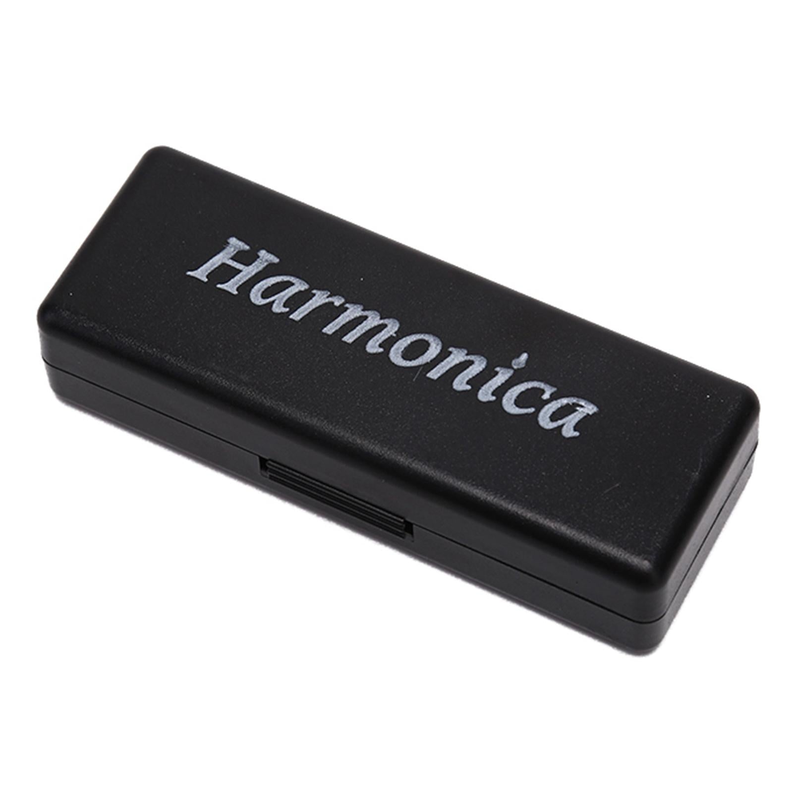 Blues Harmonica Diatonic Harp Mouth Organ 10 Hole Musical Instrument Golden