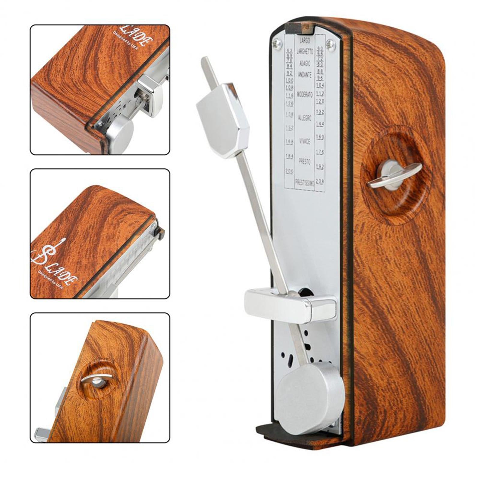 Mini Metronome Professional Metronome for Violin Ukulele Beginners Brown