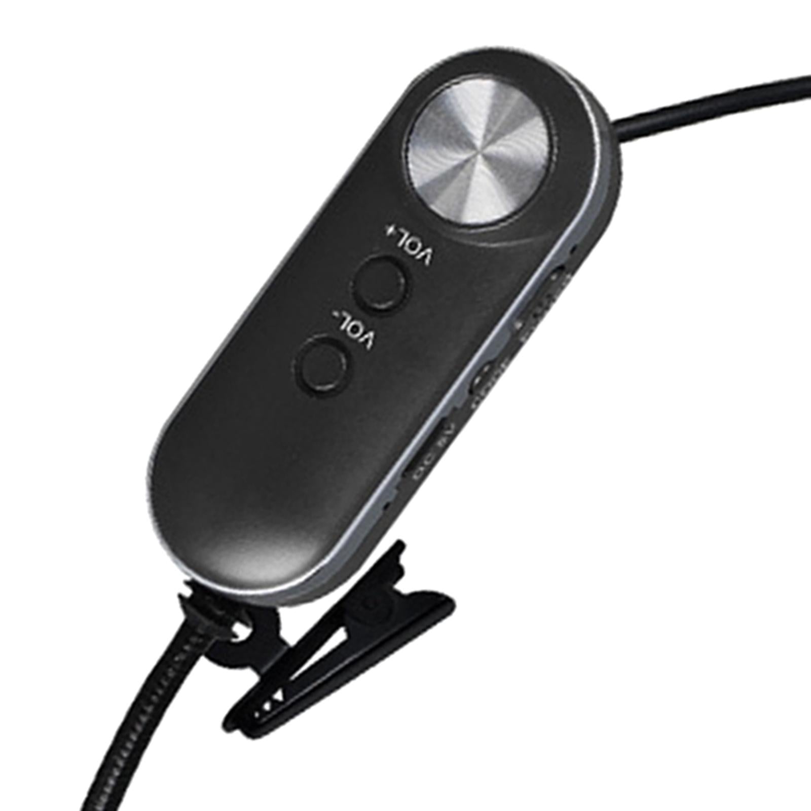 Mini Lavalier Microphone with Receiver for Lecturers Interviewers Gaming