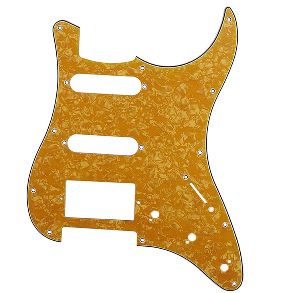 3Ply Guitar Pickguard Prewired with 12 Screws for ST Accessories Instrument