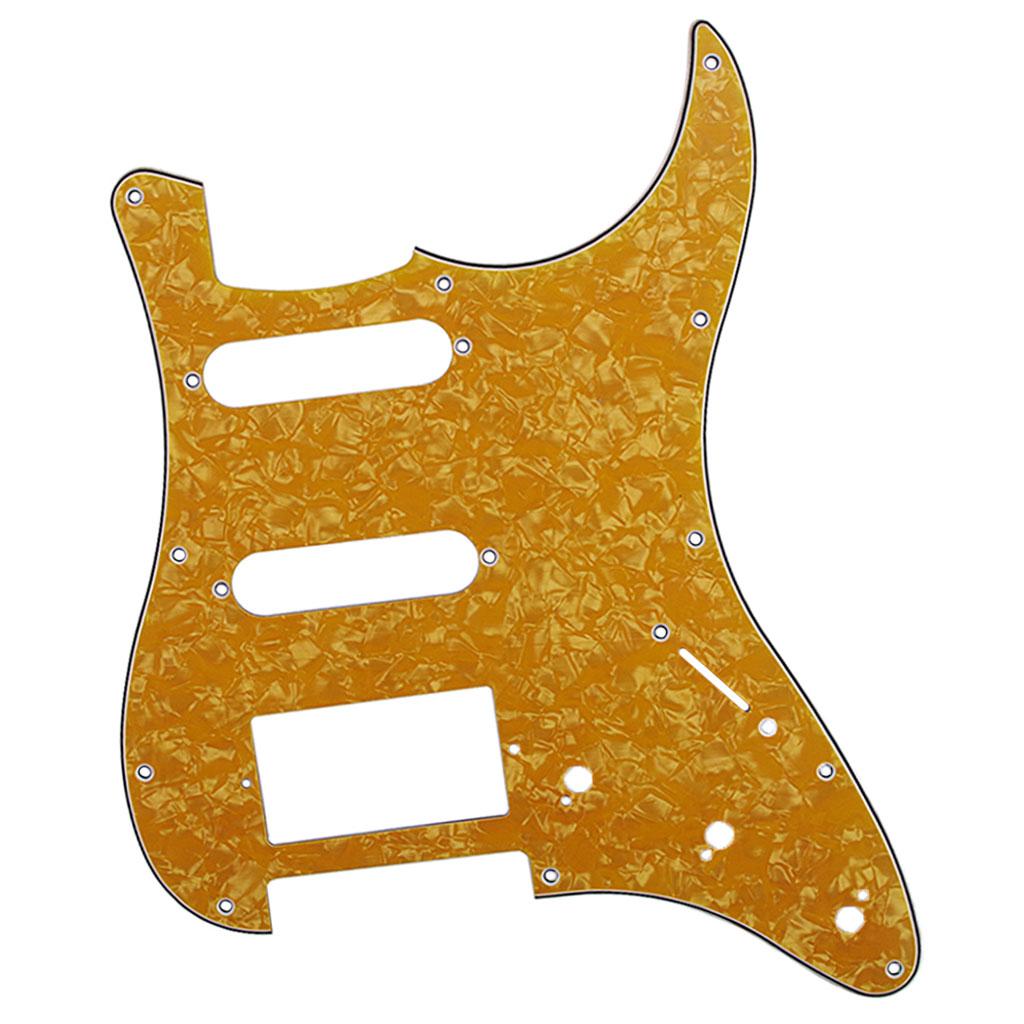 3Ply Guitar Pickguard Prewired with 12 Screws for ST Accessories Instrument