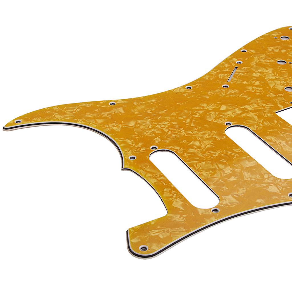 3Ply Guitar Pickguard Prewired with 12 Screws for ST Accessories Instrument