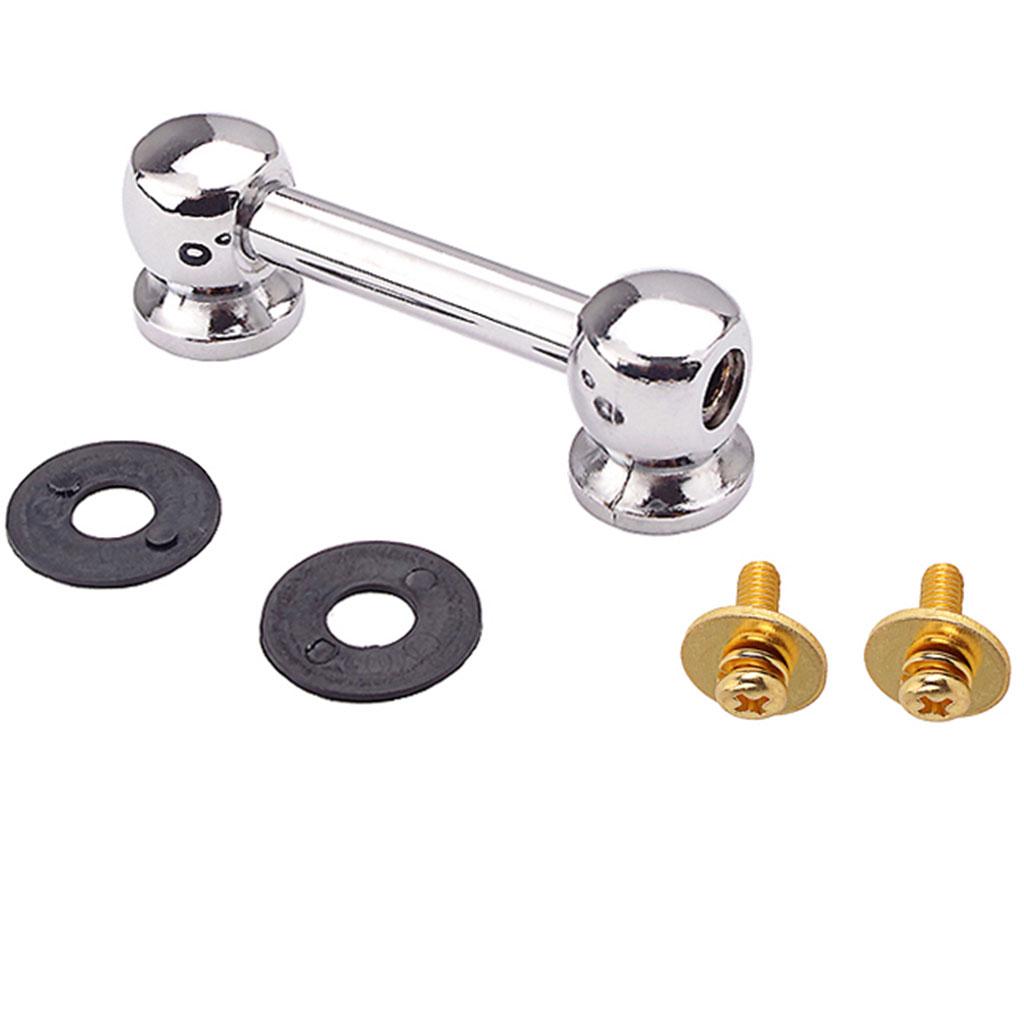 Two Side Snare Drum Lugs with Mounting Screws for Snare Drum Parts Chrome