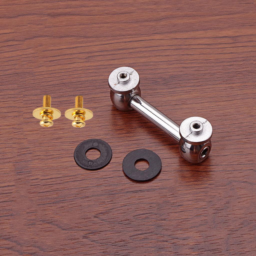 Two Side Snare Drum Lugs with Mounting Screws for Snare Drum Parts Chrome
