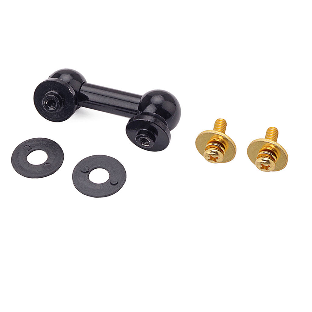 Two Side Snare Drum Lugs with Mounting Screws for Snare Drum Parts Black