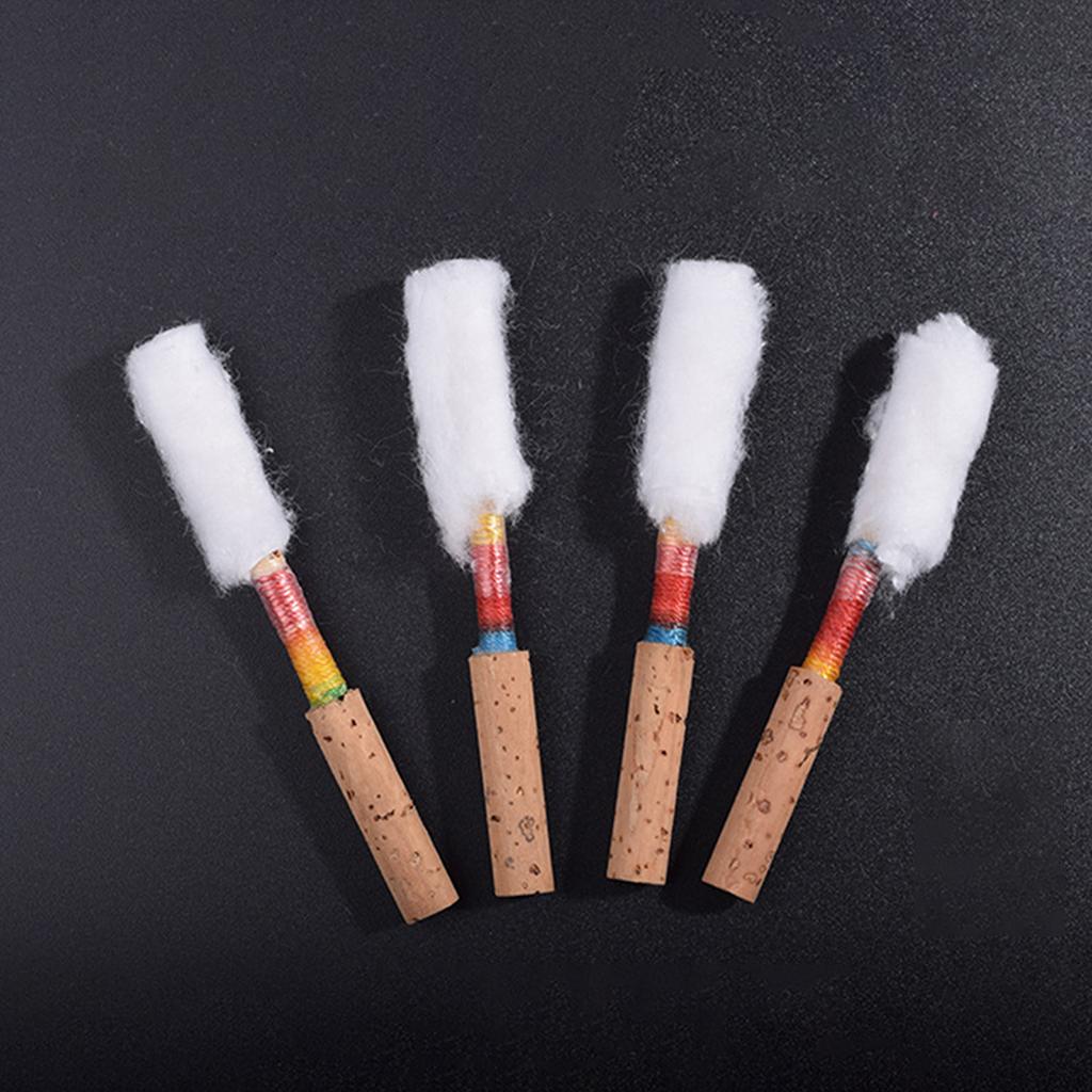 4x Professional Oboe Reeds Medium Cork Reed for Wind Instrument
