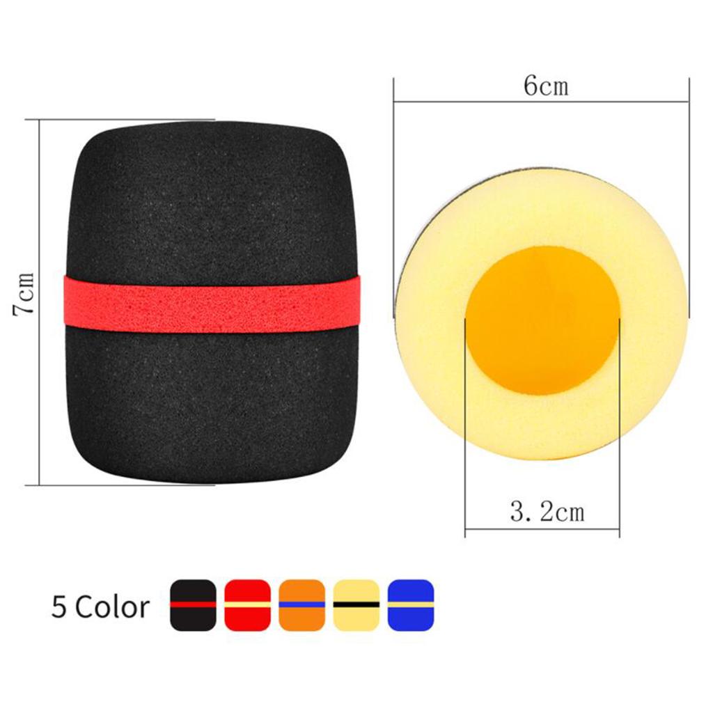 Handheld Microphone Windscreen Sponge Cover Thick for Stage Performance DJ