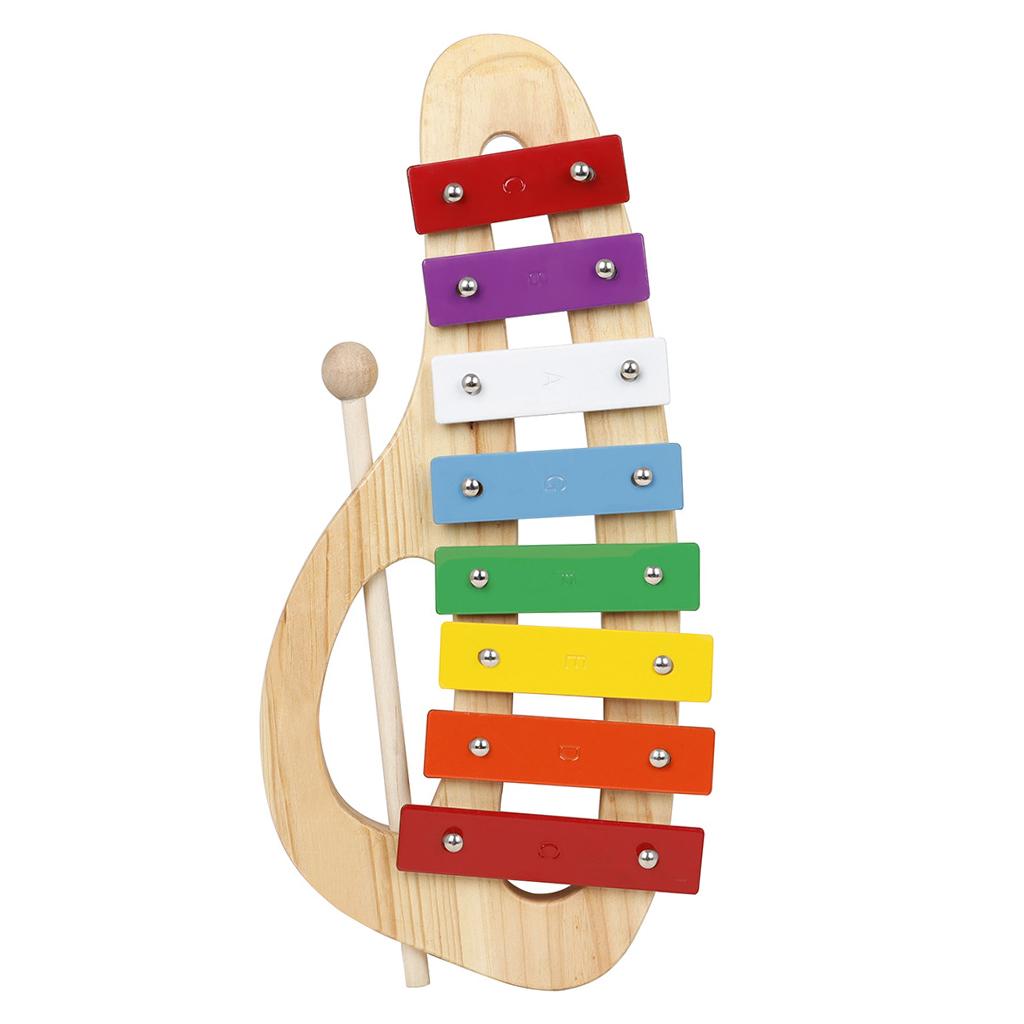 Multi-Colored Kids Xylophone Toy 8 Tones Training Musical for Child Kids