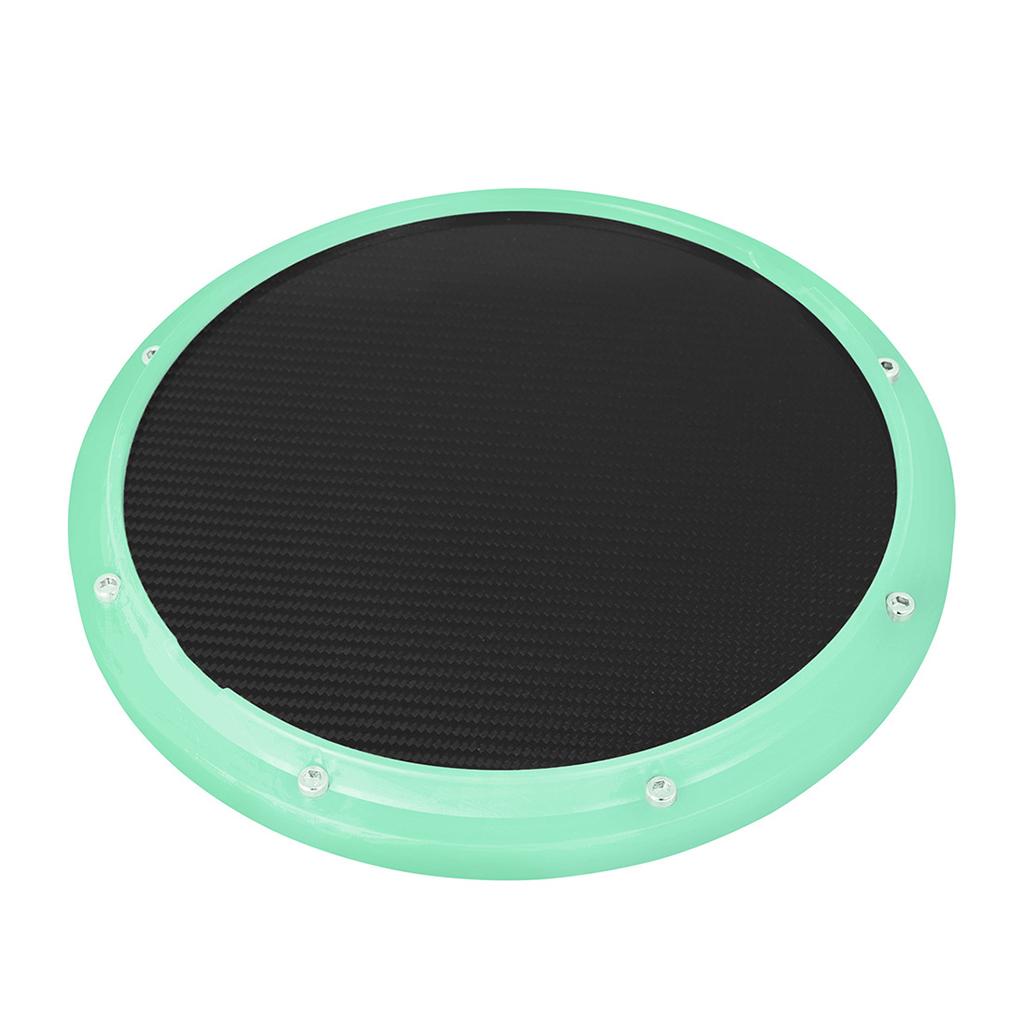 Drum Practice Pad, 12 inch Mute Instruments Accessory for Music Enthusiast cyan