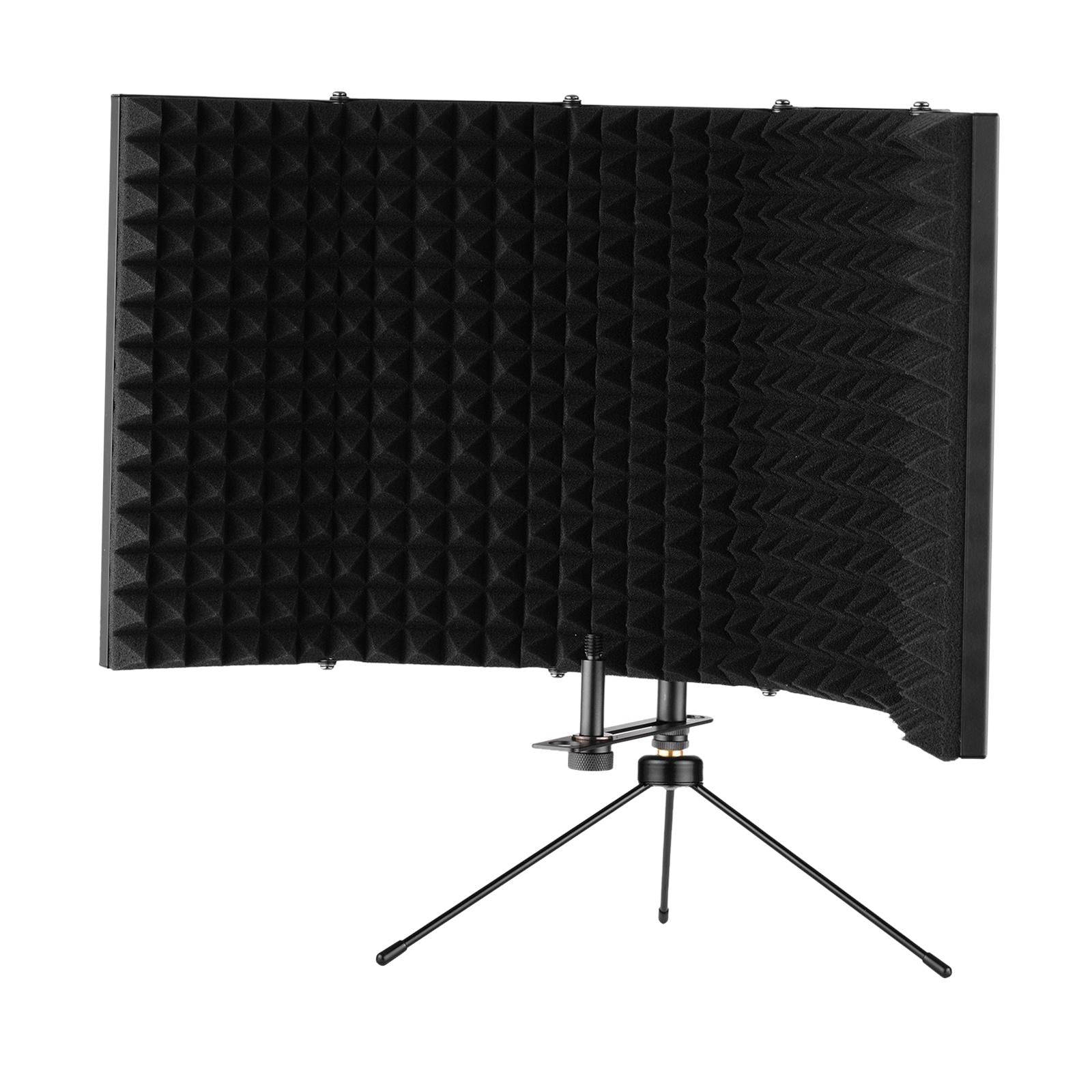Microphone Isolation Screen Mic Sound Absorbing Foam Filter for Broadcasting