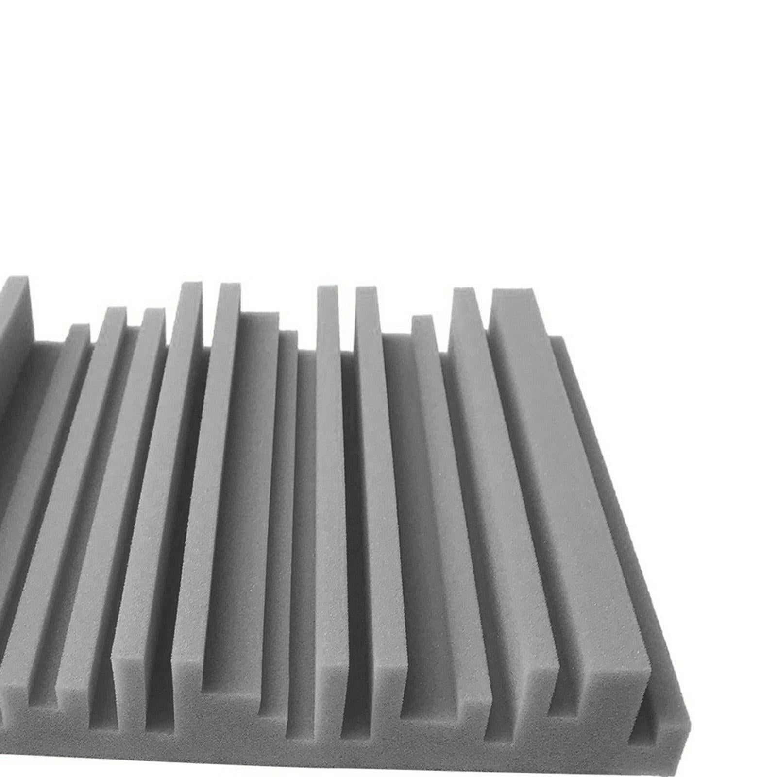 6pcs 30X30X5CM Soundproofing Acoustic Foam  Noise Sound-Absorbing Grey