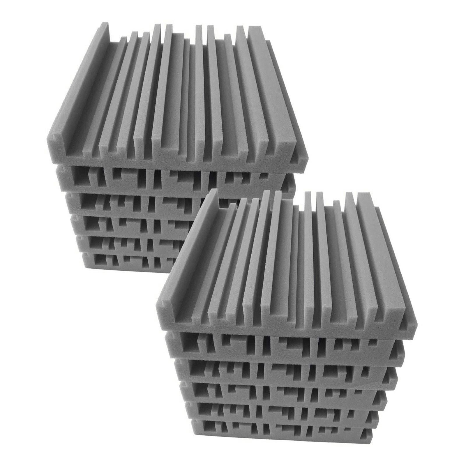 6pcs 30X30X5CM Soundproofing Acoustic Foam  Noise Sound-Absorbing Grey