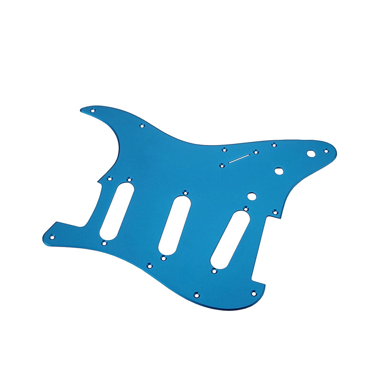 Aluminum Alloy SSS Guitar Pickguard Pickups Parts for ST Guitar