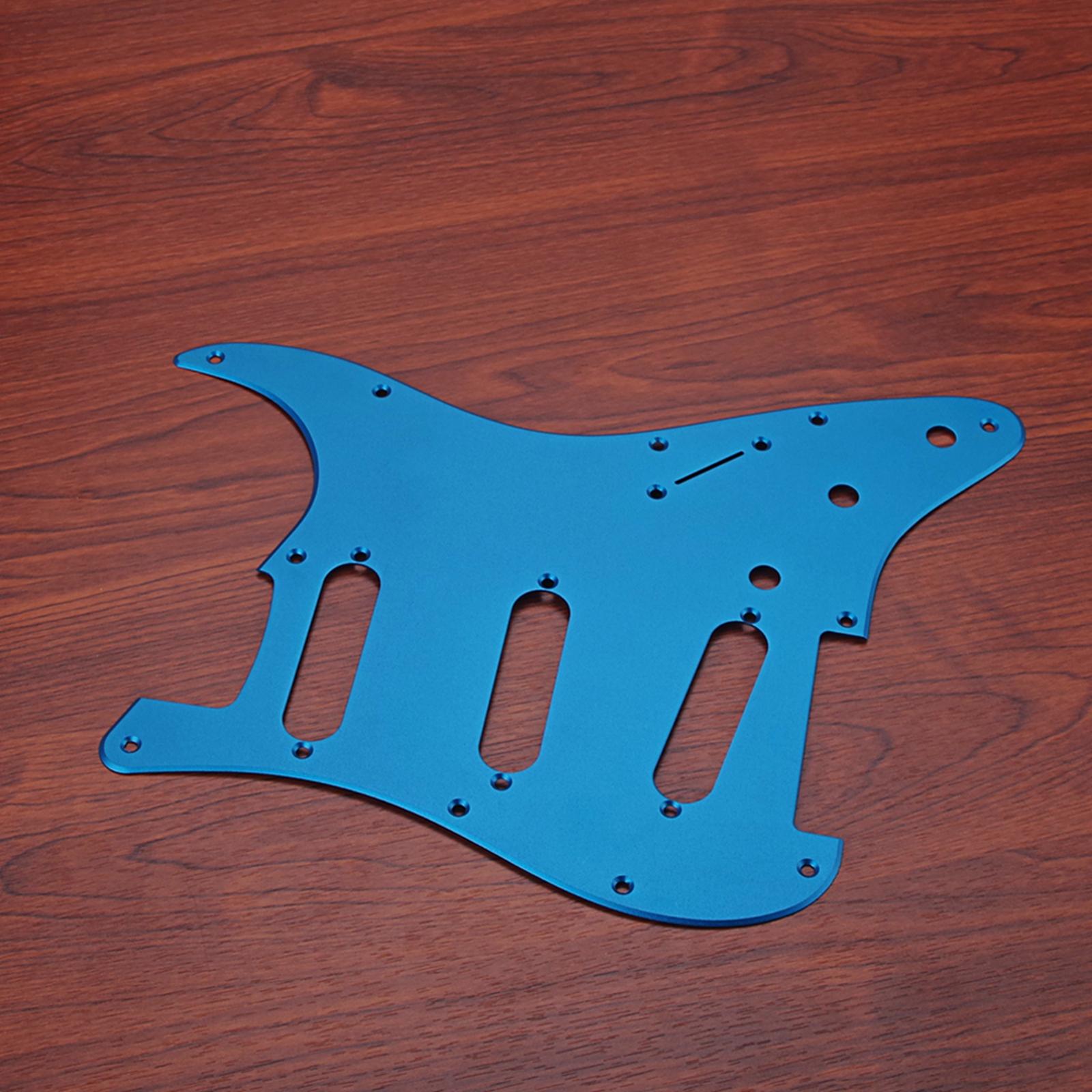 Aluminum Alloy SSS Guitar Pickguard Pickups Parts for ST Guitar