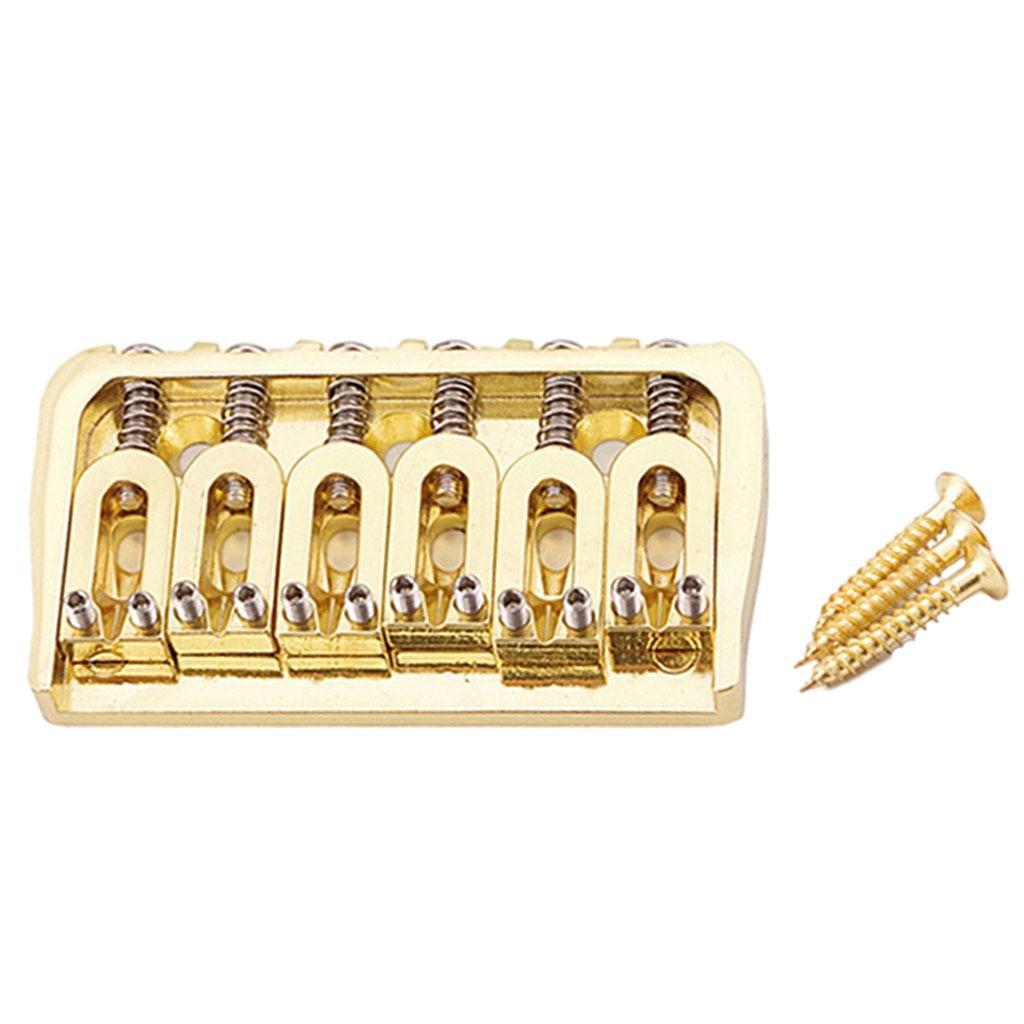 6 String Saddle Bridge Guitar Parts Accessories