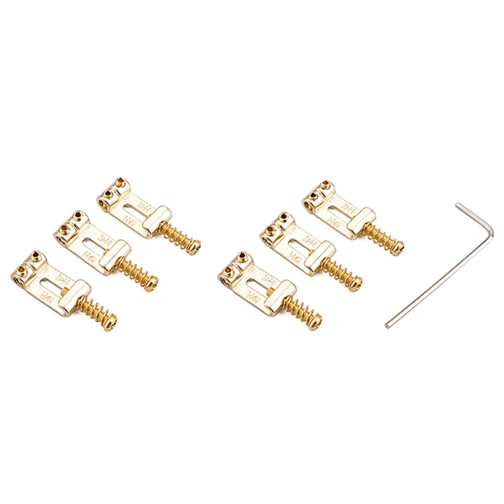 Metal Guitar Bridge Saddle Electric Guitar Stringed Instruments Spring