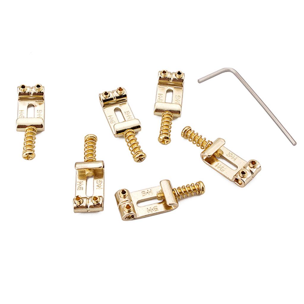 Metal Guitar Bridge Saddle Electric Guitar Stringed Instruments Spring