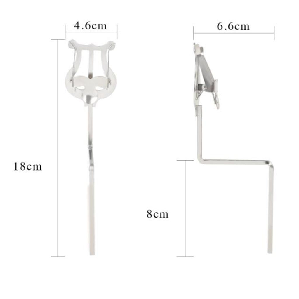 18x6.6x4.6cm Alto Saxophone Sheet Music Clip Saxophone Players Gifts Durable