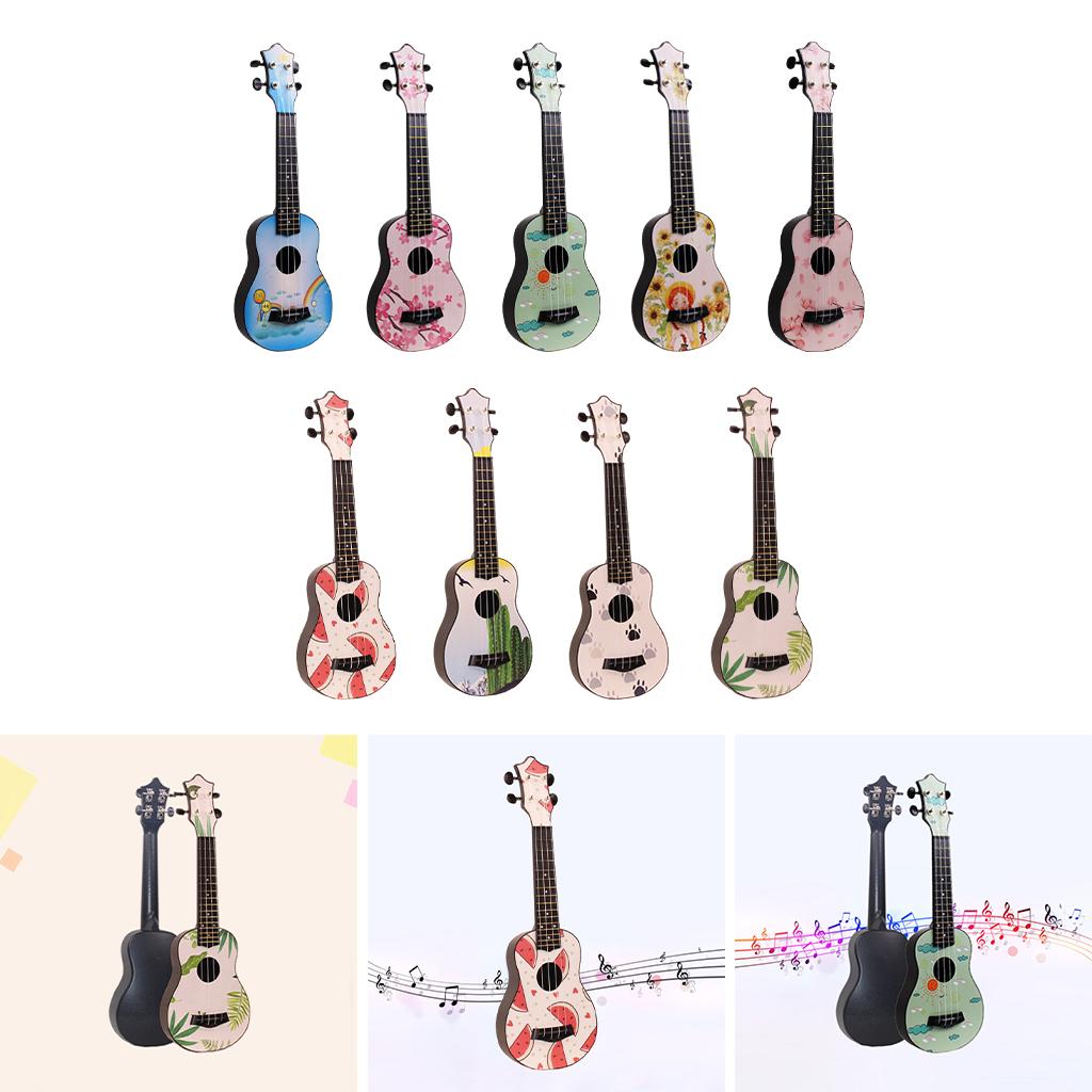 21inch 4Strings Ukulele Small Guitar for Kids Beginners Love Watermelon