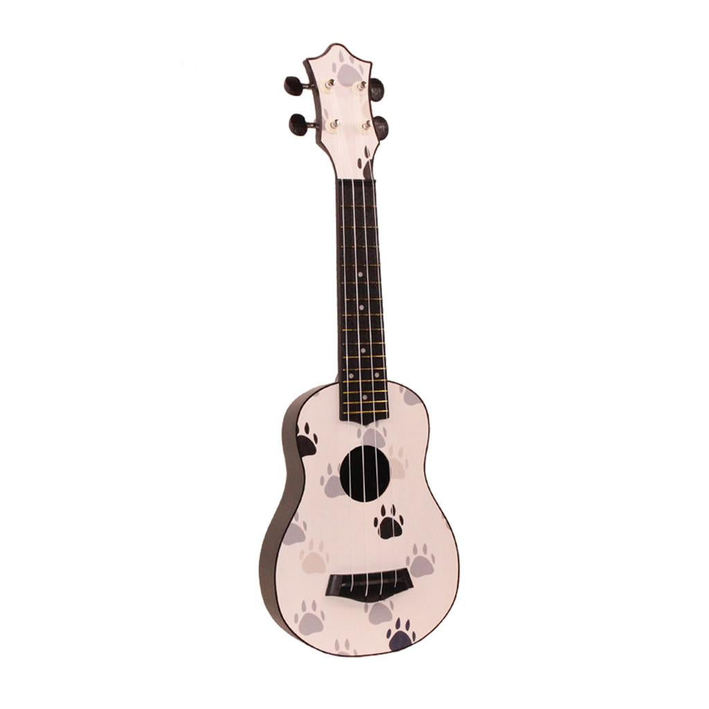 21inch 4Strings Ukulele Small Guitar for Kids Beginners Cat Paw