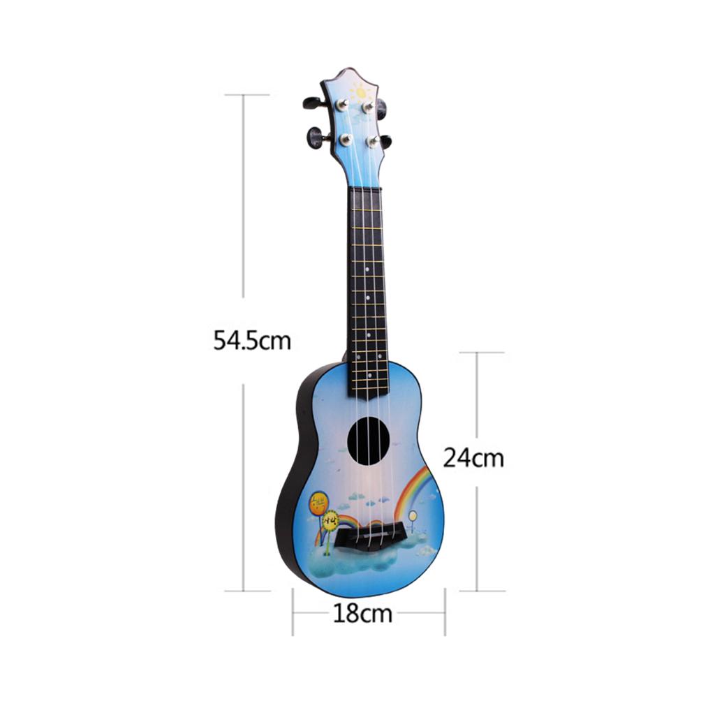 21inch 4Strings Ukulele Small Guitar for Kids Beginners Rainbow