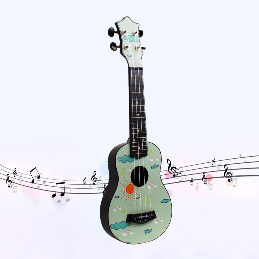 21inch 4Strings Ukulele Small Guitar for Kids Beginners Green