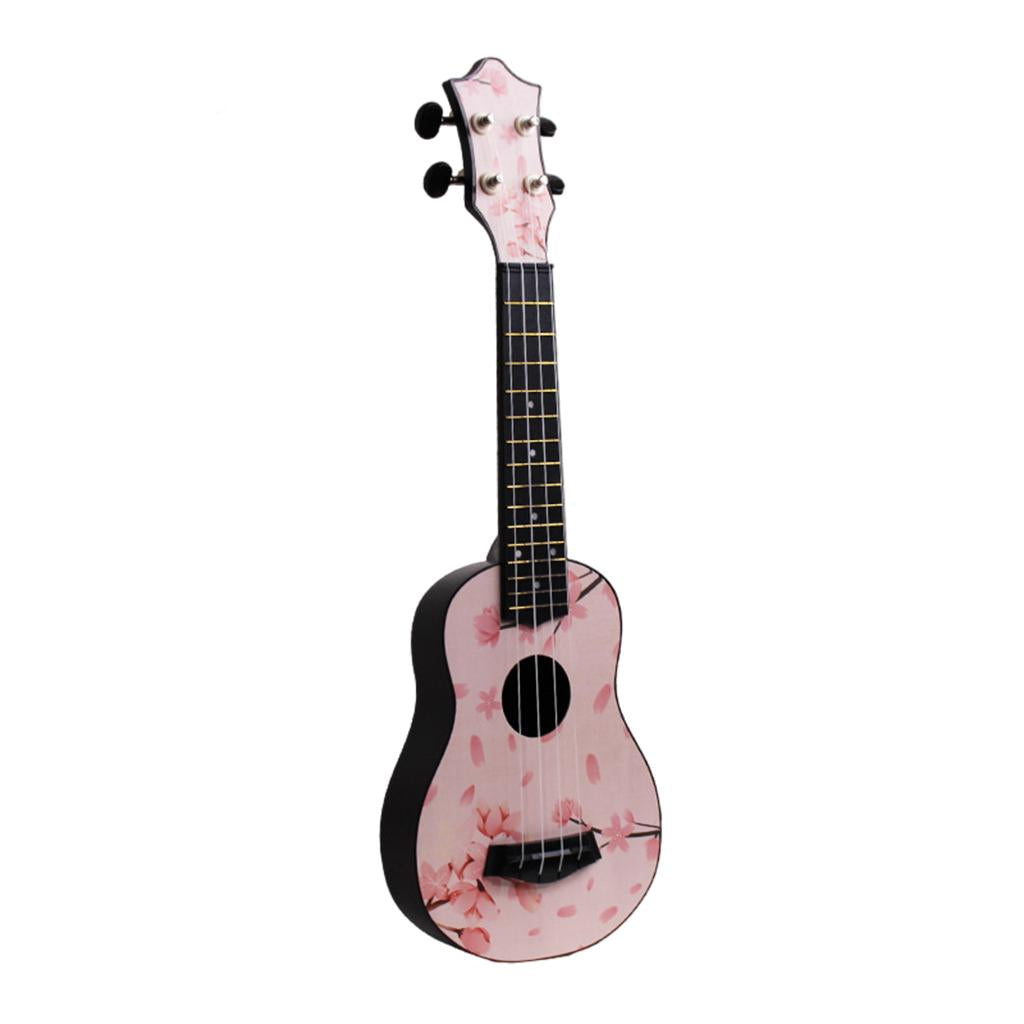 21inch 4Strings Ukulele Small Guitar for Kids Beginners Sakura Petals