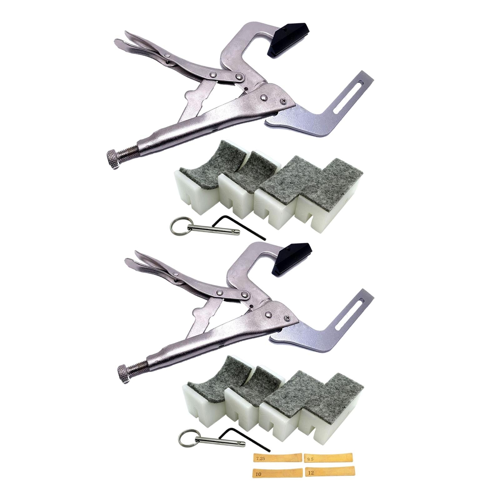 Hand Held Fret Press Guitar Repair Tool Luthier Fretting Tool for Bass 7pcs