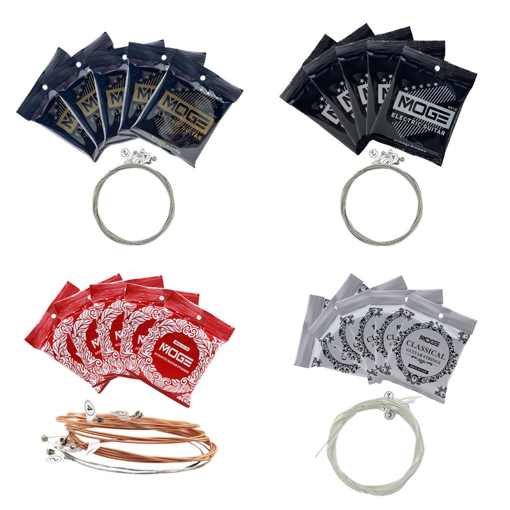 Electric Guitar Strings Wearable Sound Quality for Beginners Kids Adults GE09