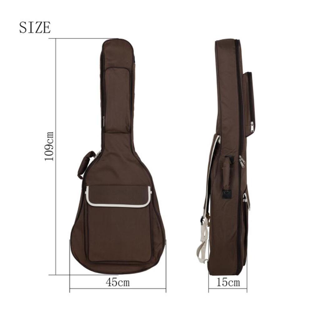 Guitar Bag Bass Guitar Bag Dustproof Thick Cotton Guitar Case Gig Bag Padded