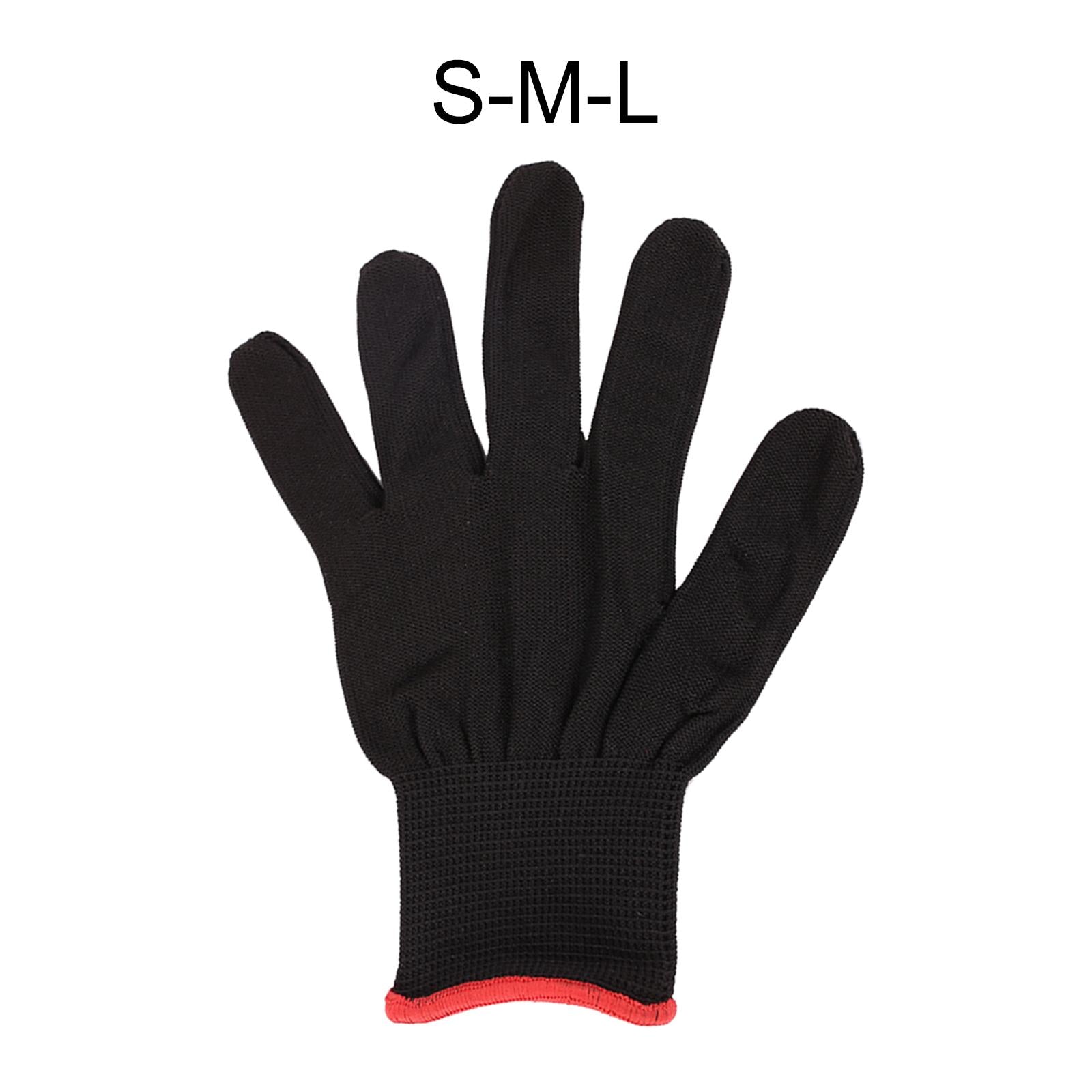 Guitar Glove, Bass Glove, Musician's Practice Glove 2Pcs - COLOR - Black S