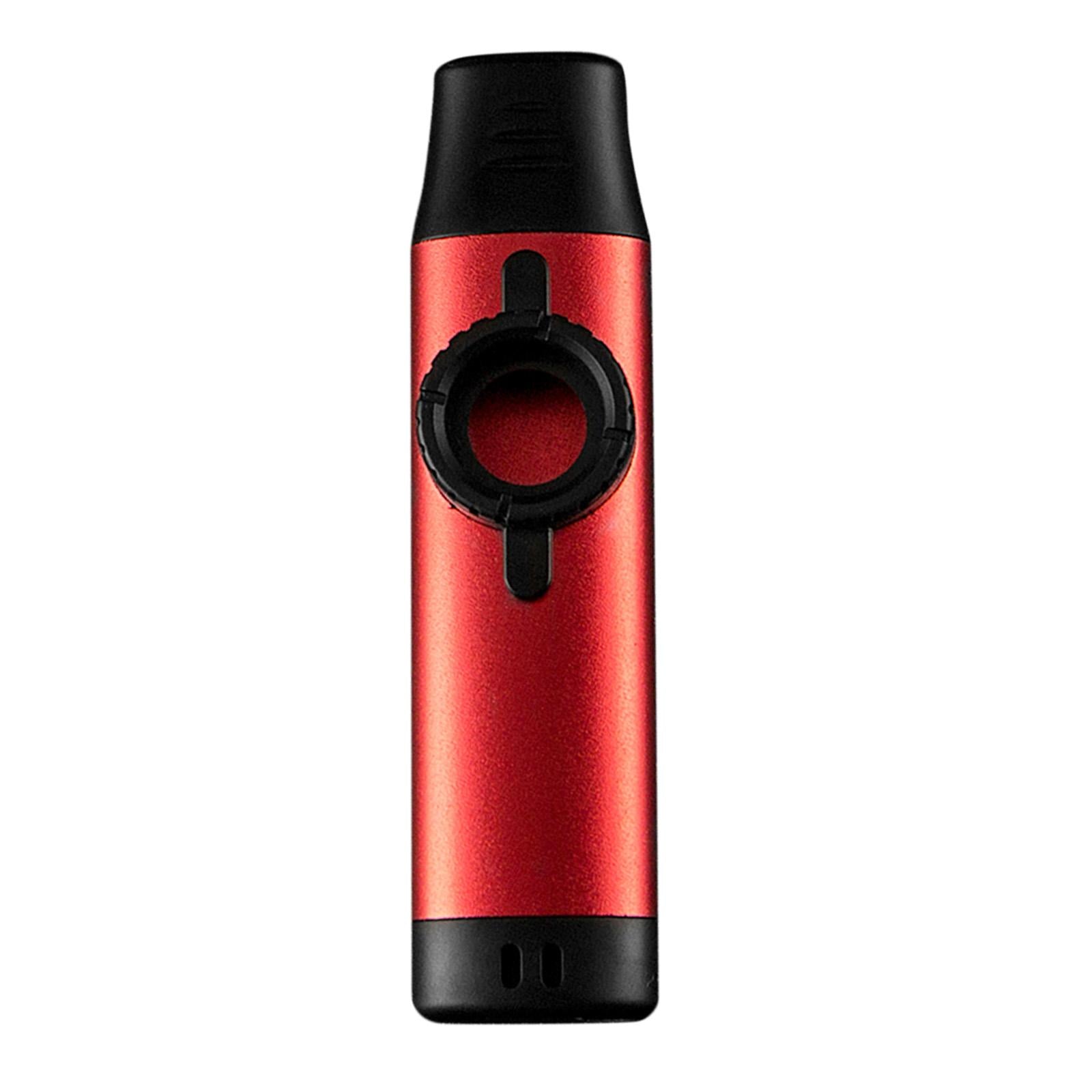 Aluminum Alloy Kazoo Flute Diaphragm Mouth for Piano Ukulele Musical Toys Red