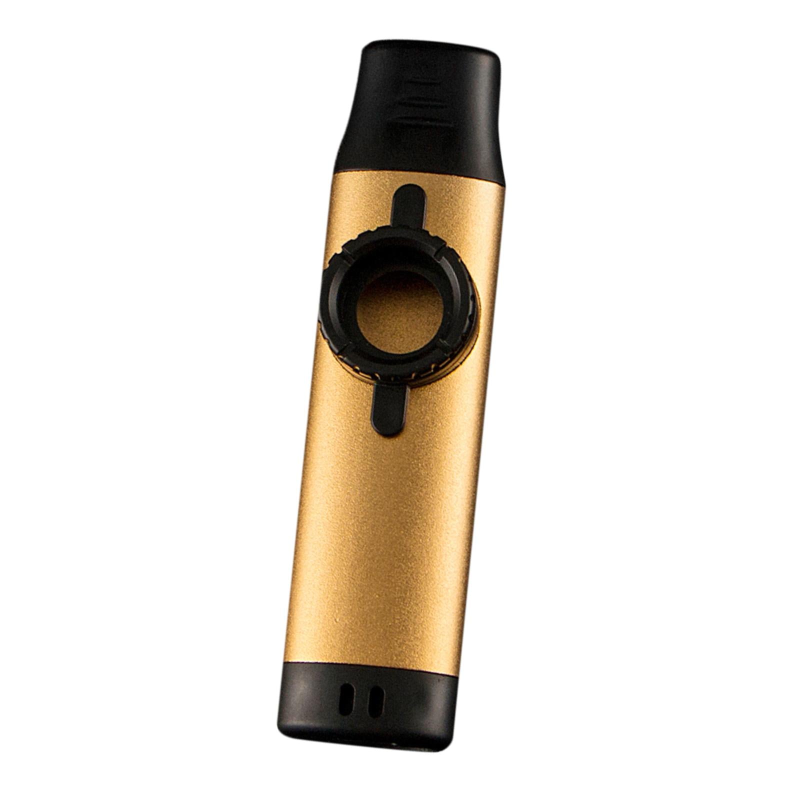 Aluminum Alloy Kazoo Flute Diaphragm Mouth for Piano Ukulele Musical Toys Gold