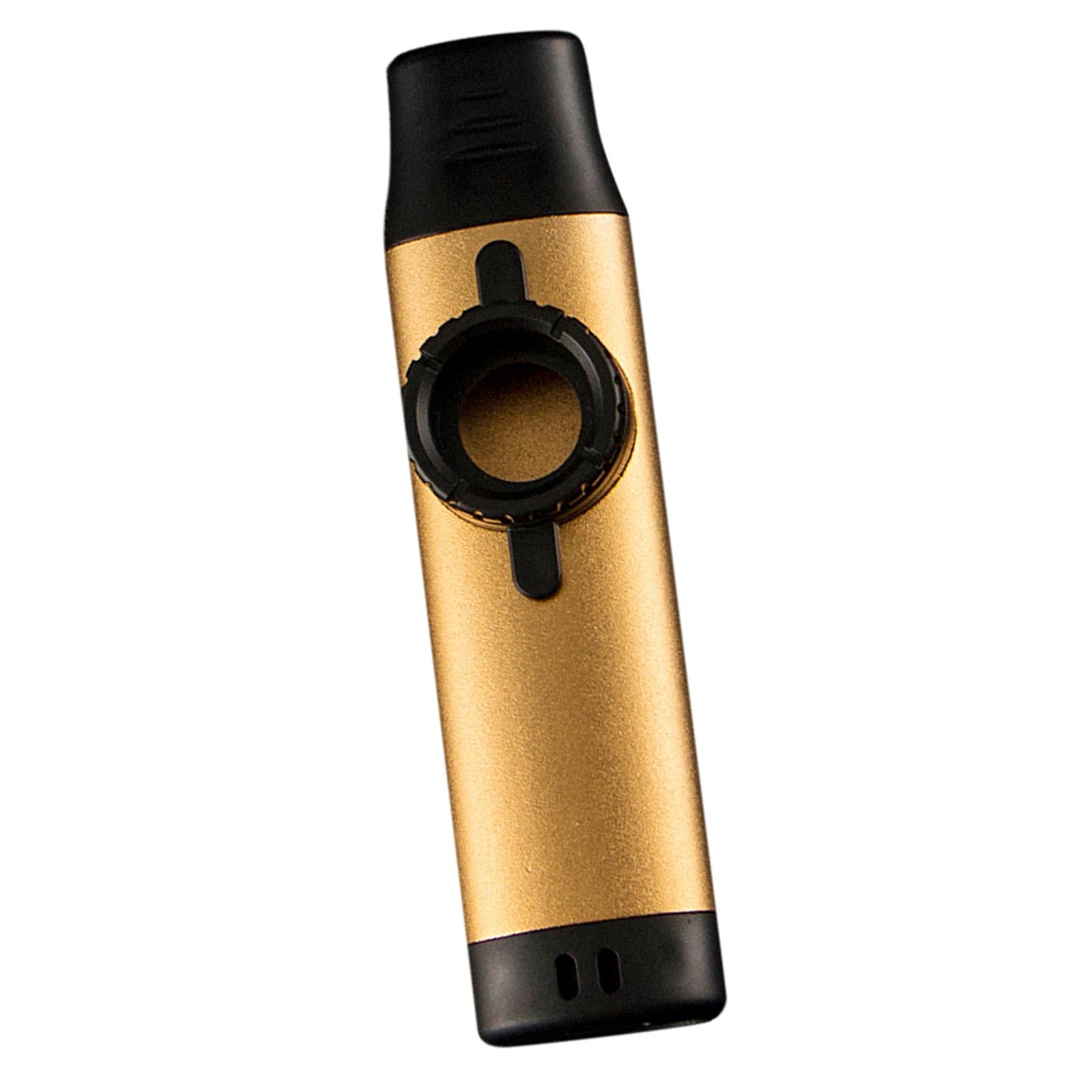 Aluminum Alloy Kazoo Flute Diaphragm Mouth for Piano Ukulele Musical Toys Gold